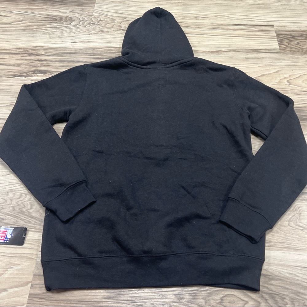 NFL New Orleans Saints Logo Pullover Hoodie Black Youth Large (14/16) NWT - Picture 5 of 5